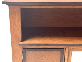 Art Deco Modernist Four-Door Bookcase, 1920s